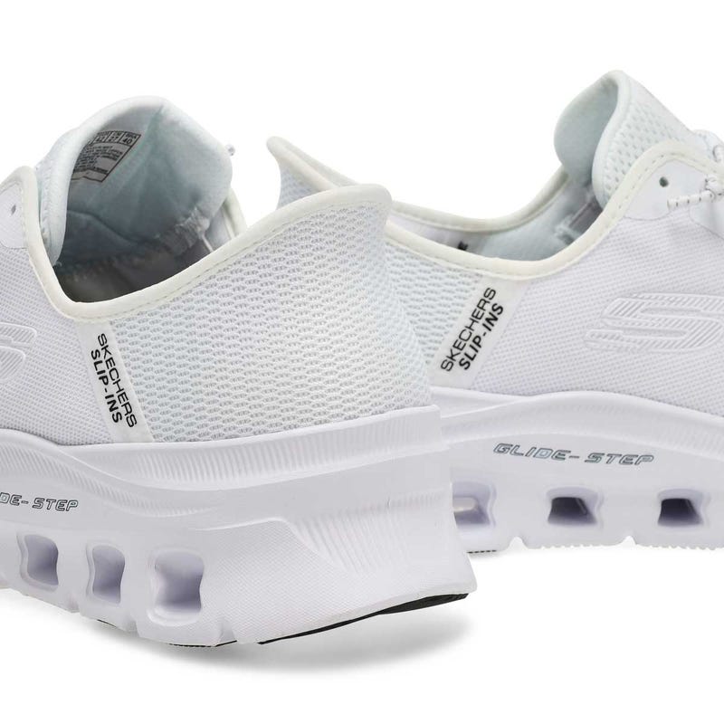 Espadrille à enfiler Glide Step Pro large pour hommes - Blanc