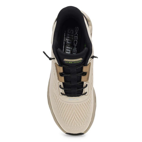 MEn's Glide-Step Altus Slip-Ins Sneaker - Taupe/Multi