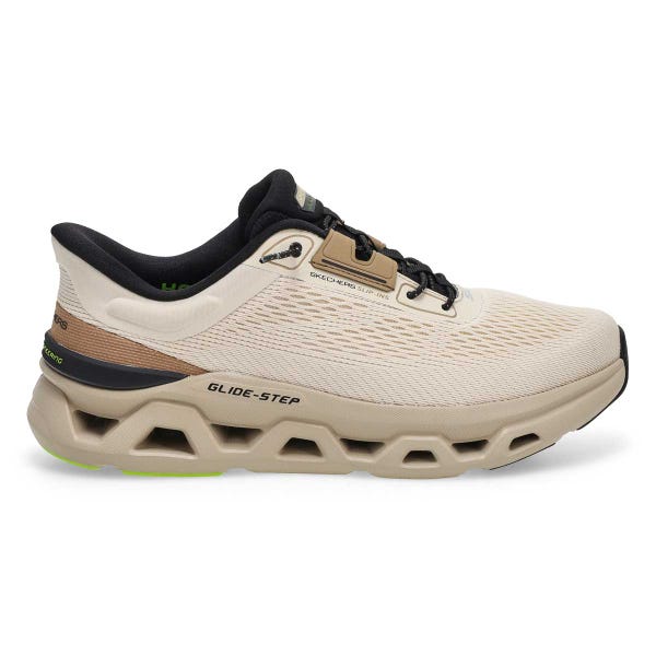 MEn's Glide-Step Altus Slip-Ins Sneaker - Taupe/Multi