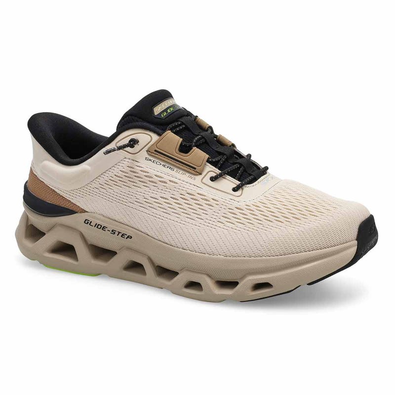 MEn's Glide-Step Altus Slip-Ins Sneaker - Taupe/Multi