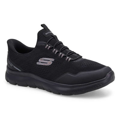 Espadrille à enfiler pour homme Summits Top Rate large - Noir/Noir