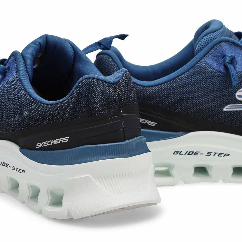 Baskets à enfiler GLIDE STEP PRO WAVERRA, noir/bleu, hommes