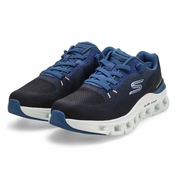 Baskets à enfiler GLIDE STEP PRO WAVERRA, noir/bleu, hommes