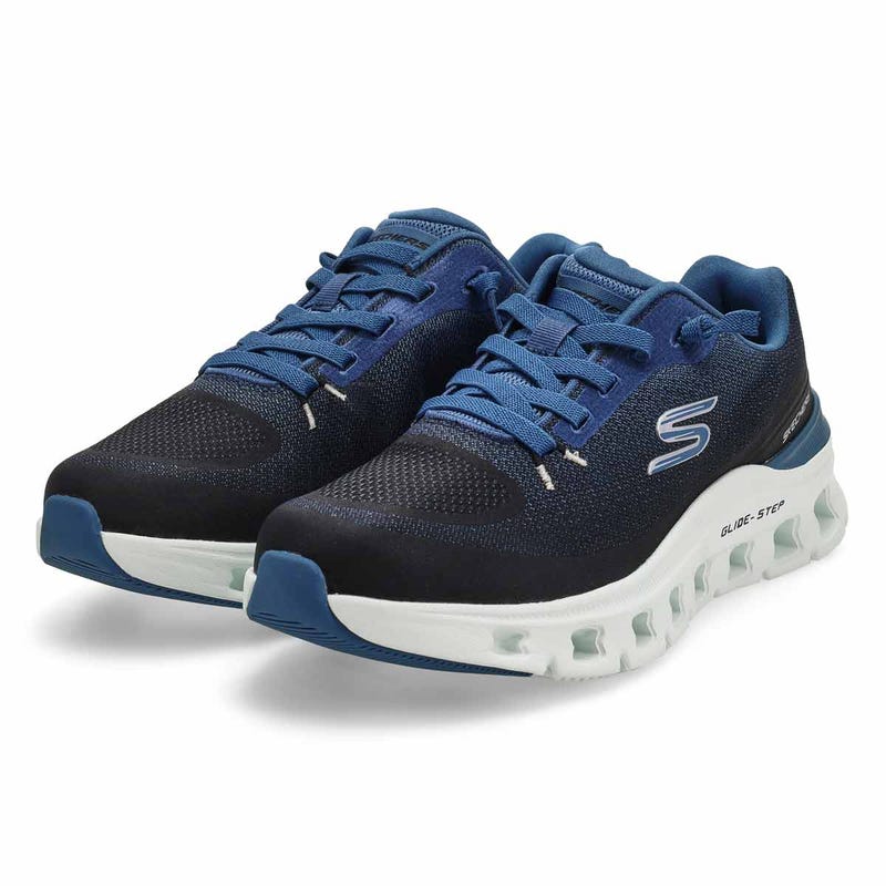 Baskets à enfiler GLIDE STEP PRO WAVERRA, noir/bleu, hommes