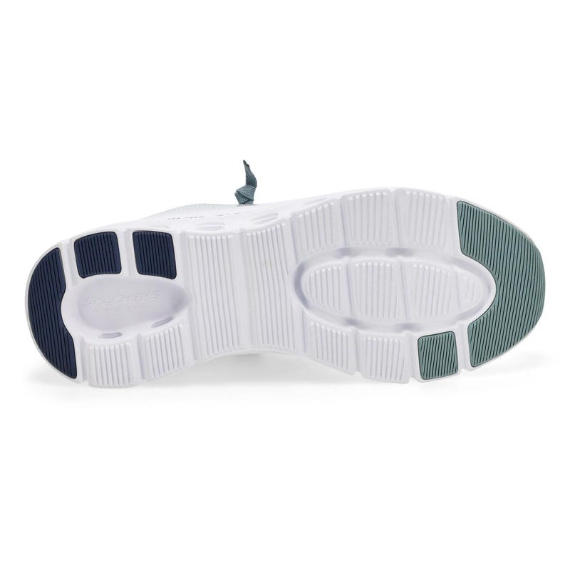 Baskets à enfiler GLIDE STEP PRO WAVERRA, blanc/bleu clair, hommes