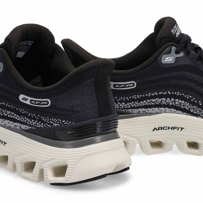 Baskets à enfiler ARCH FIT GLIDE-STEP WAVE ZANARO SLIP-INS, noir, hommes