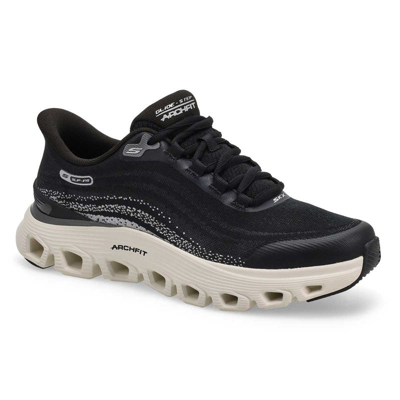 Baskets à enfiler ARCH FIT GLIDE-STEP WAVE ZANARO SLIP-INS, noir, hommes