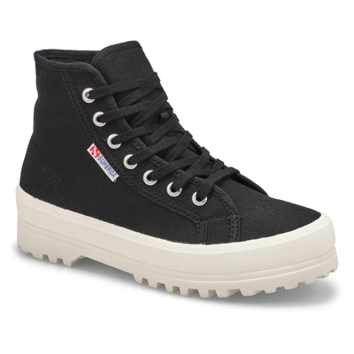 Lds Alpina Platform Sneaker - Black/White