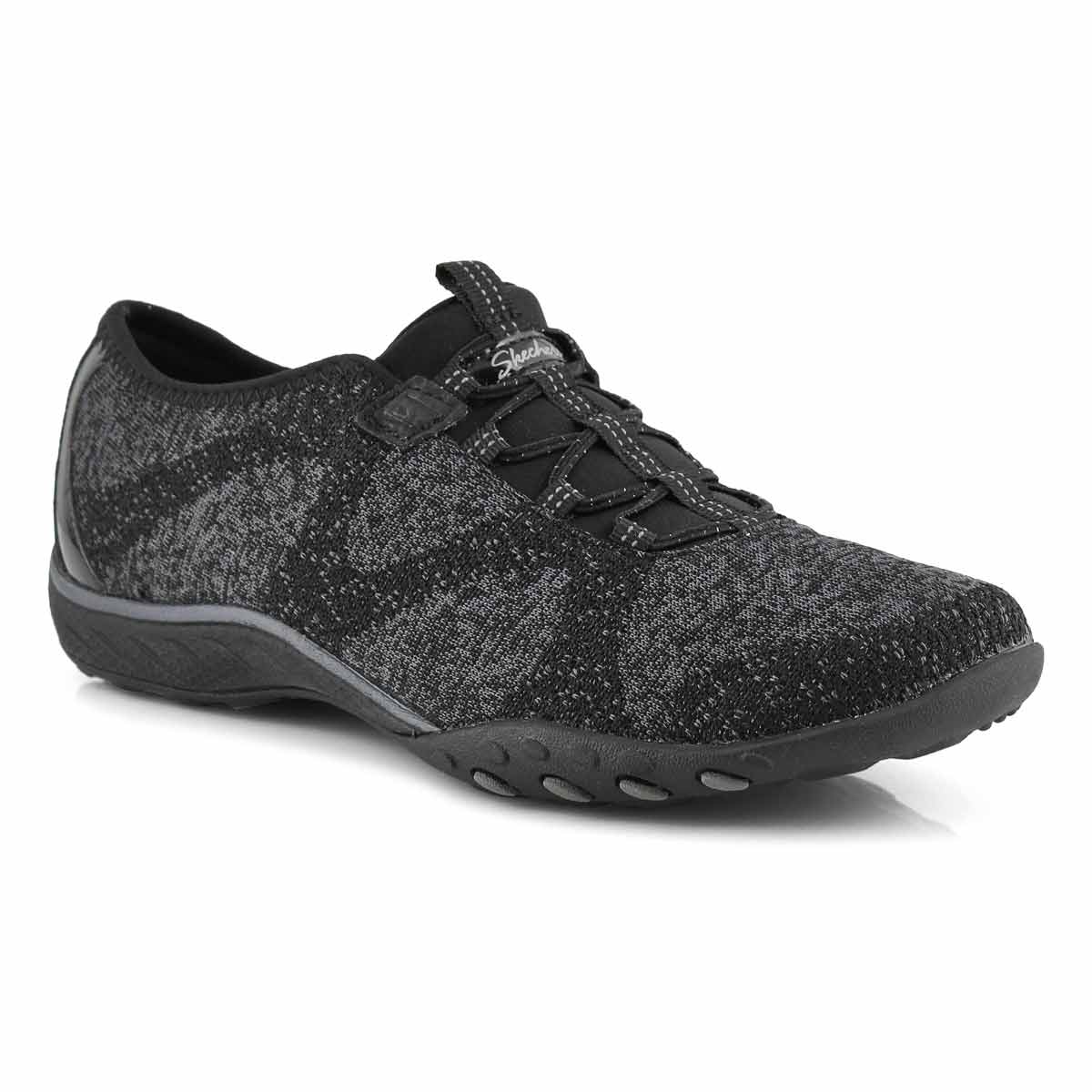 skechers womens black sneakers