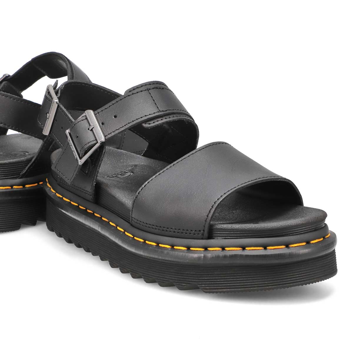 Women's Voss 2 Strap Casual Sandal - Black