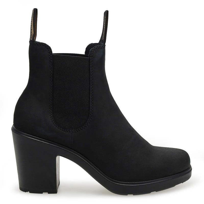 Botte à talon haut en nubuck  2460 SERIES, noir, femmes