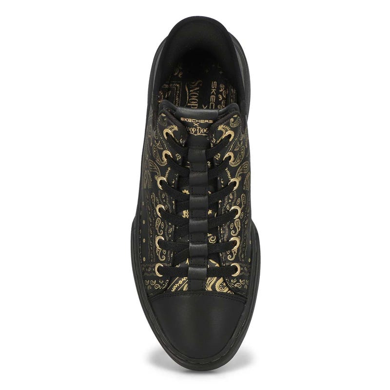Men's Snoop One Double G Slip-Ins Sneaker - Black/Gold