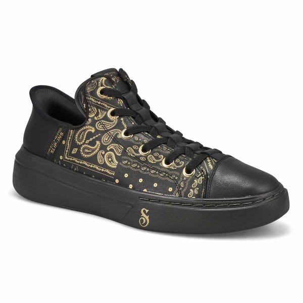 Men's Snoop One Double G Slip-Ins Sneaker - Black/Gold