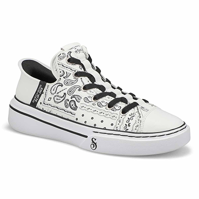 Baskets à enfiler Snoop One Double G, blanc/noir, hommes