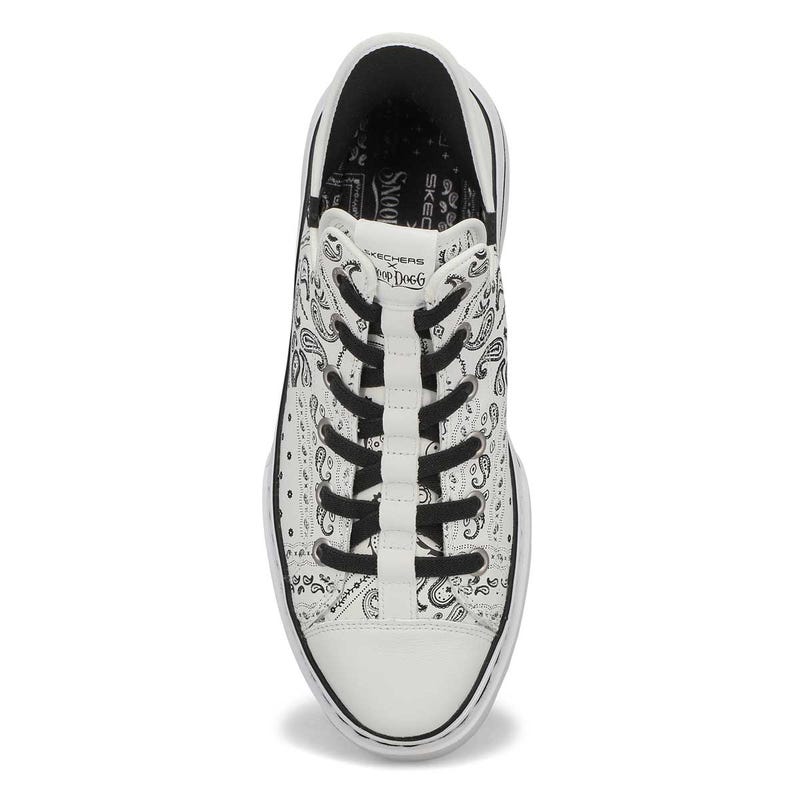 Men's Snoop One Double G Slip-Ins Sneaker - White/Black