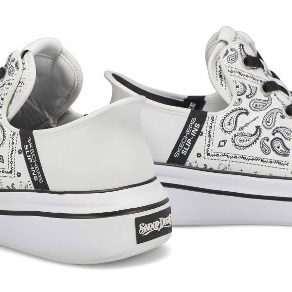 Men's Snoop One Double G Slip-Ins Sneaker - White/Black