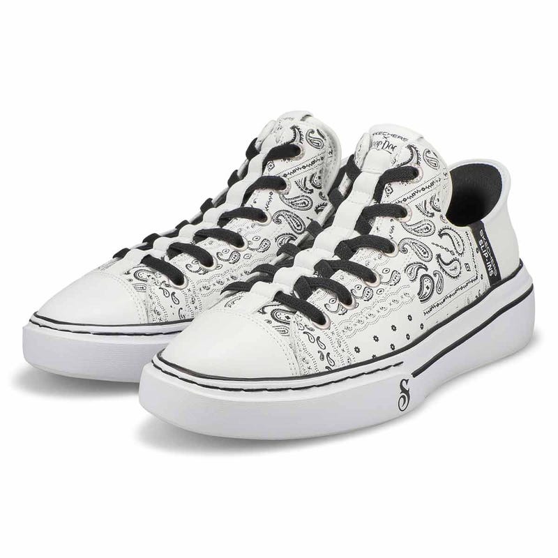 Men's Snoop One Double G Slip-Ins Sneaker - White/Black