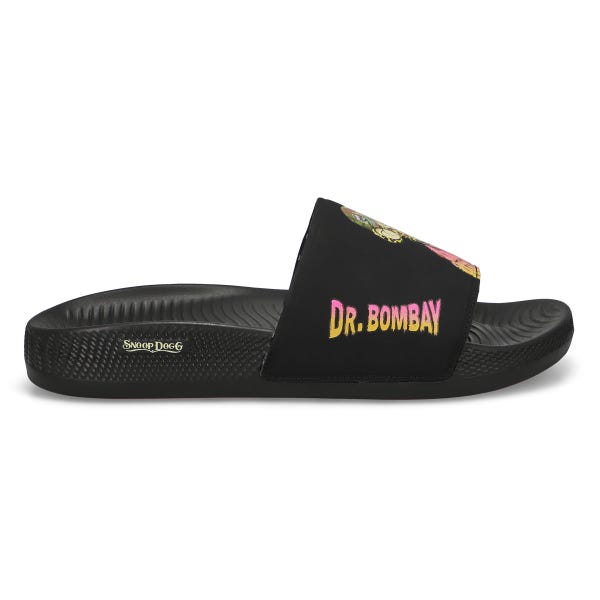 Claquette SNOOP DOGG DR. BOMBAY, noir, hommes