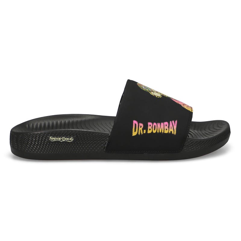 Claquette SNOOP DOGG DR. BOMBAY, noir, hommes