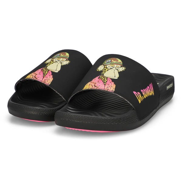 Claquette SNOOP DOGG DR. BOMBAY, noir, hommes