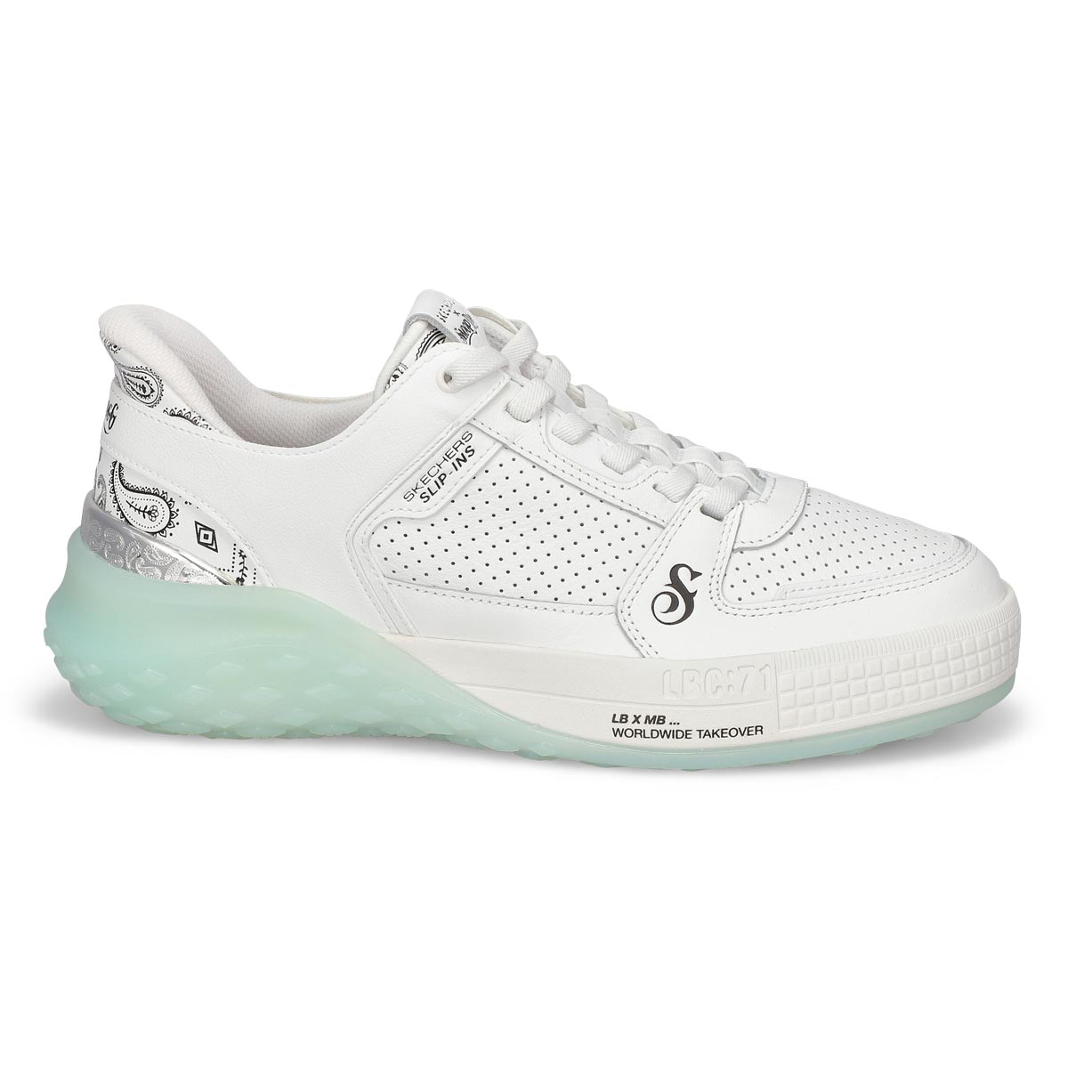 Men's Snoop Sizzle Toke Slip-Ins Sneaker - White