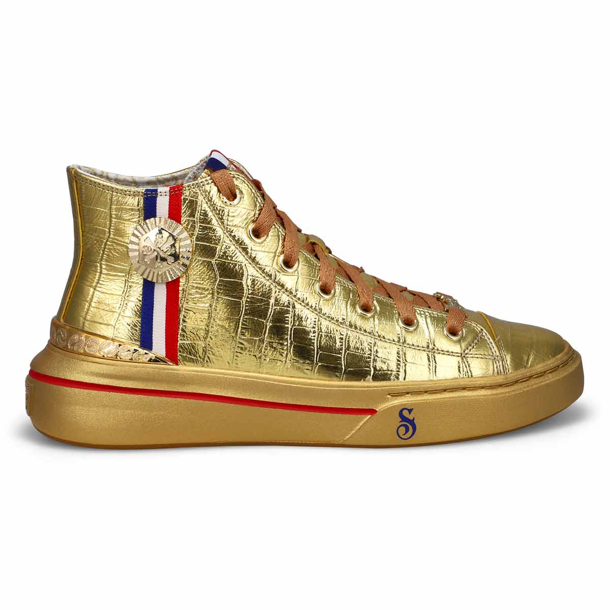 Baskets hautes SNOOP ONE GOLD MEDAL SNOOP, or, hommes