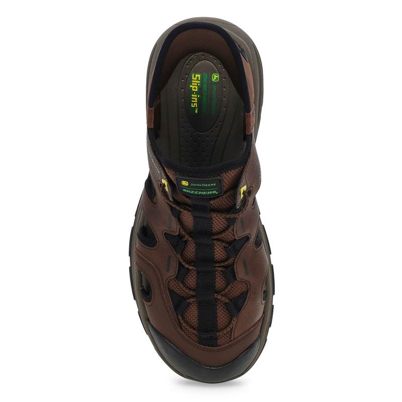 Sandale pêcheur à enfiler JOHN DEERE RELAXED FIT SLIP-INS, chocolat, hommes