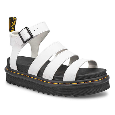 Lds Blaire Multi Strap Sandal - White