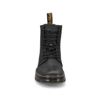 Men's Combs Lace Up Combat Boot - Black