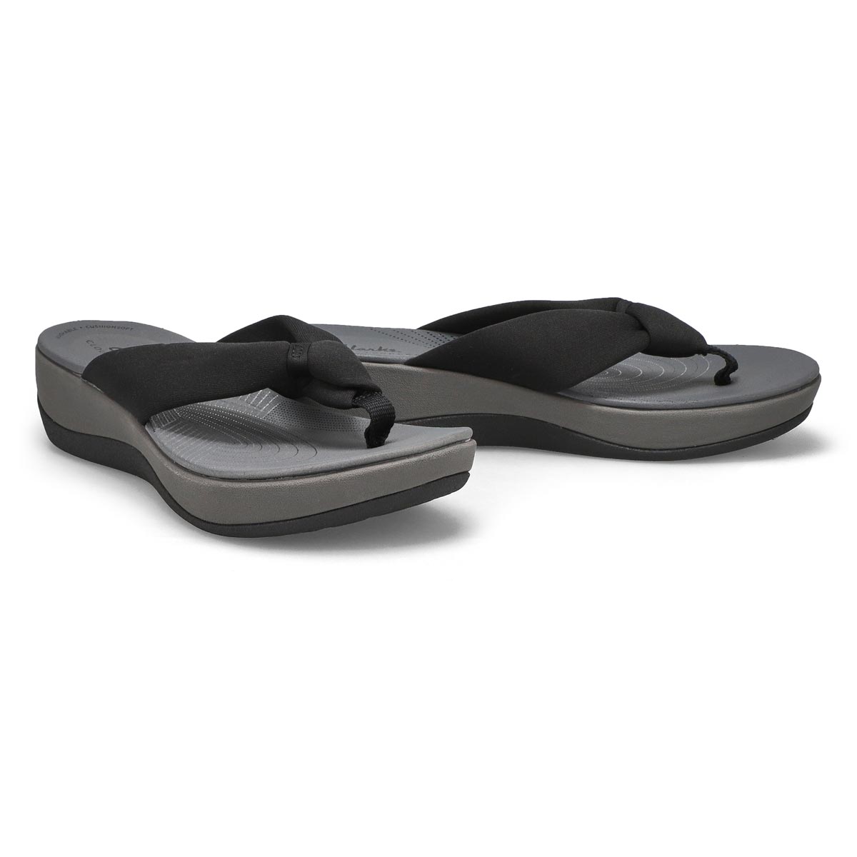 Women's Arla Glison Thong Wedge Sandal - Black