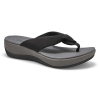 Women's Arla Glison Thong Wedge Sandal - Black