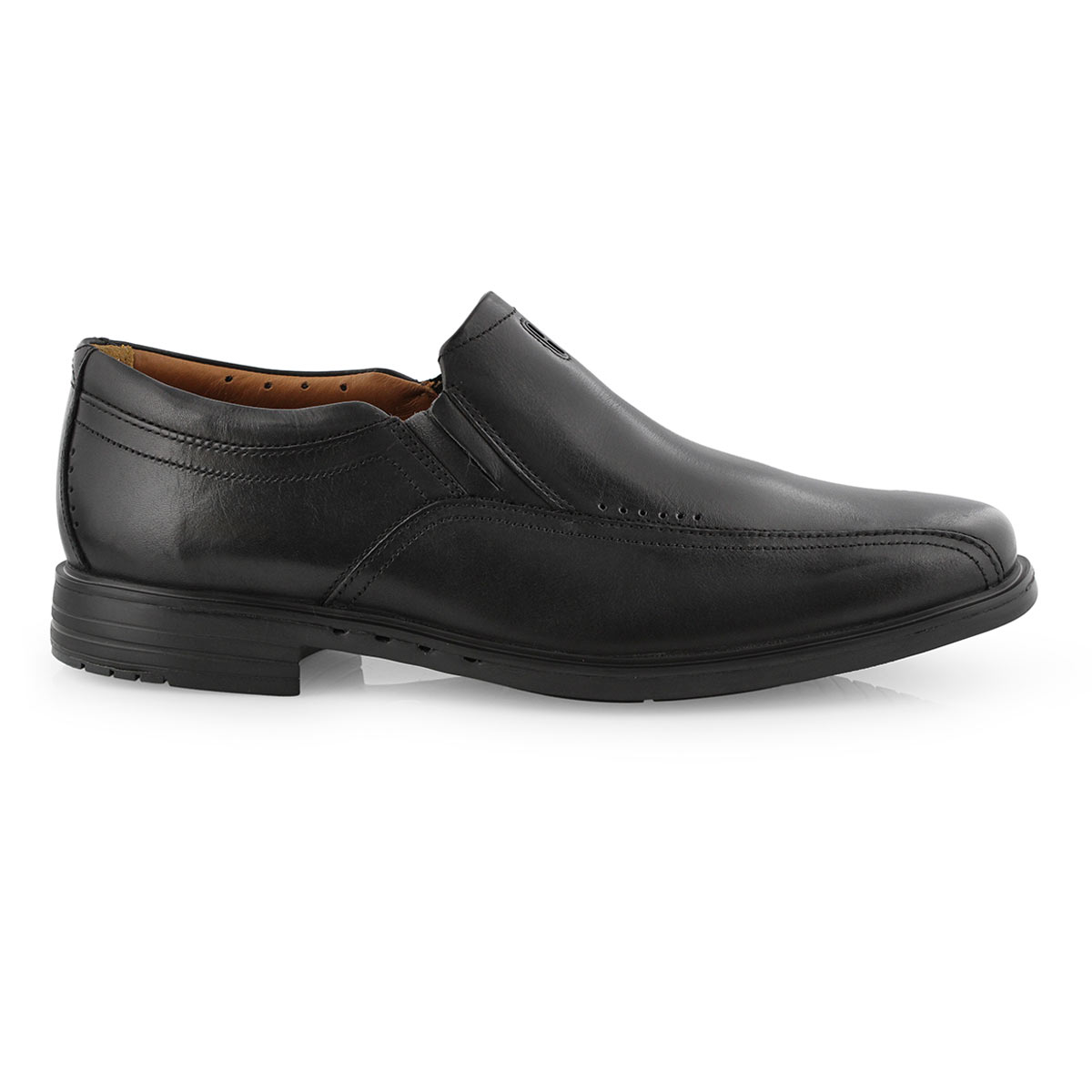 Clarks Men's UN SHERIDAN GO black dress shoes | SoftMoc.com