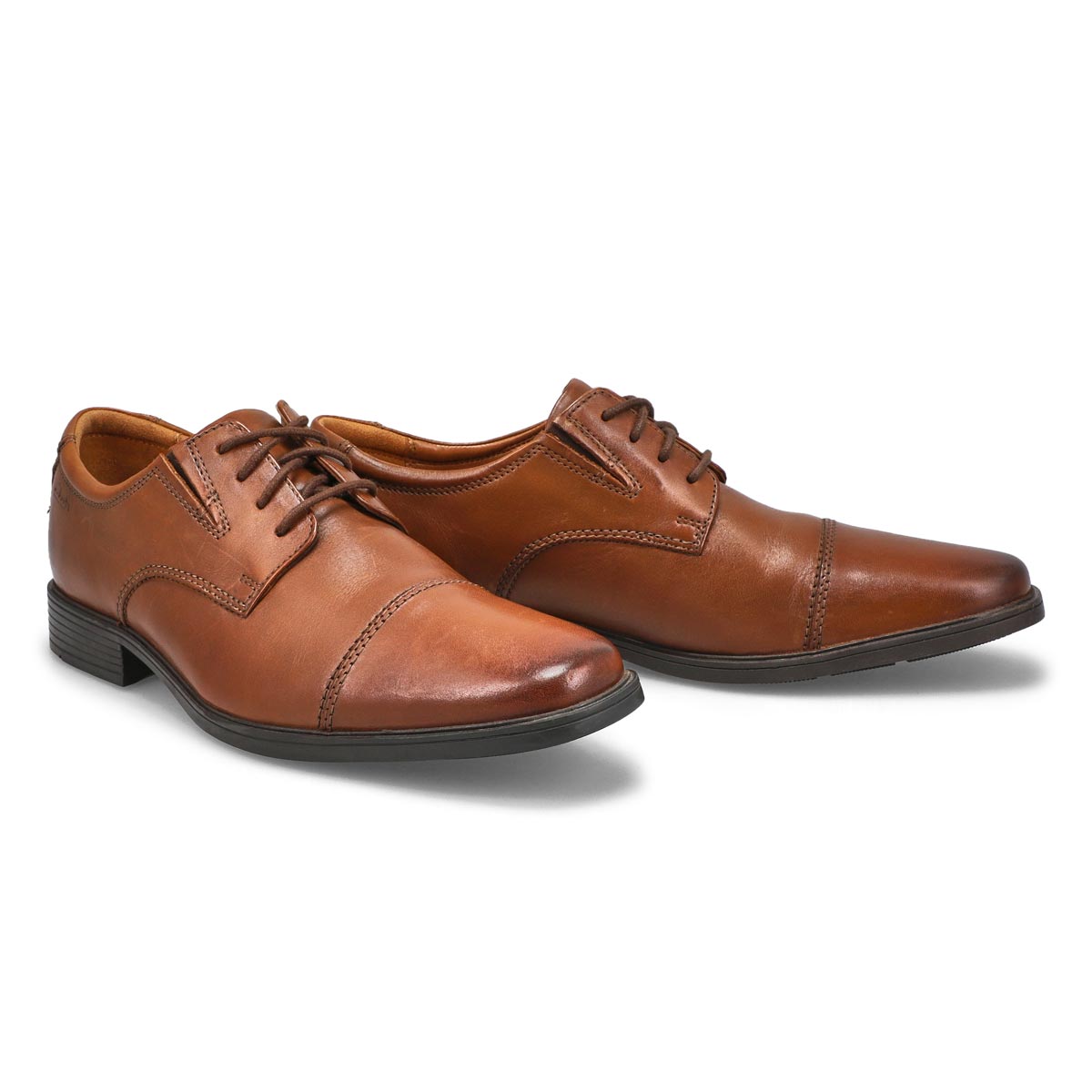 Men's Tilden Cap Dress Oxford - Dark Tan