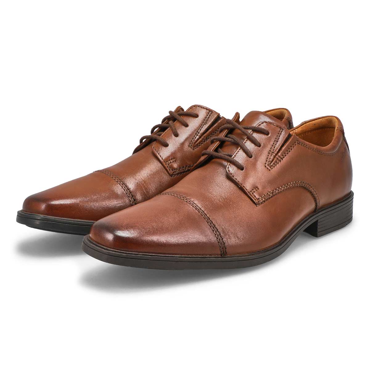 Men's Tilden Cap Dress Oxford - Dark Tan