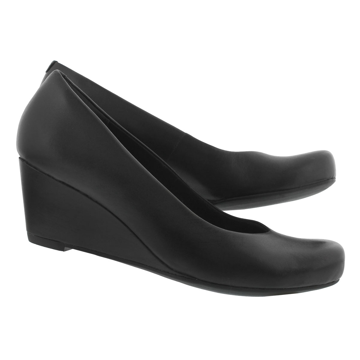 clarks collection women's flores tulip wedge pumps