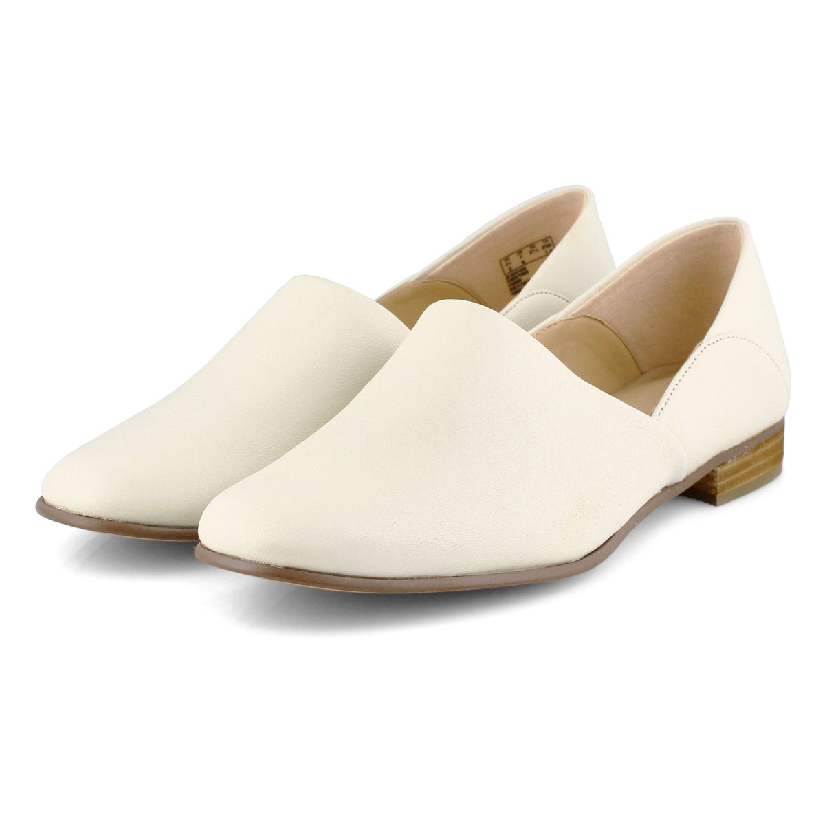 Clarks Women's Pure Tone Dress Loafer -White | SoftMoc.com