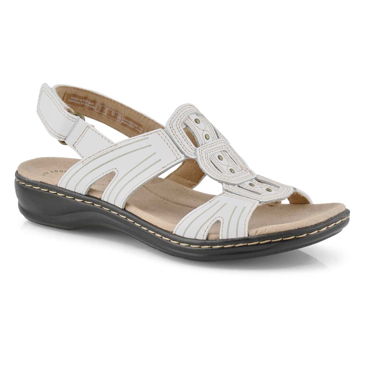 clarks leisa vine white