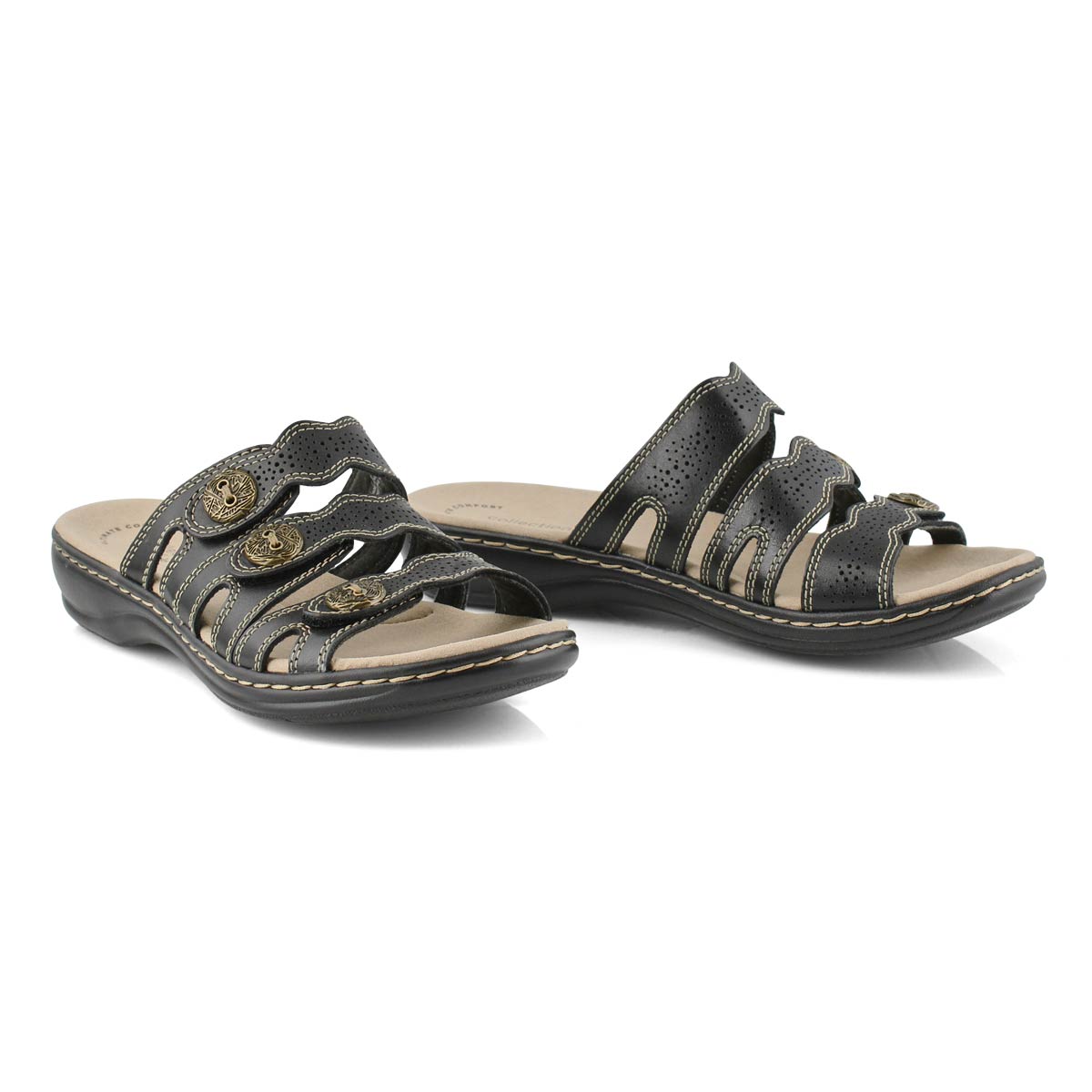 clarks leisa grace slide sandals