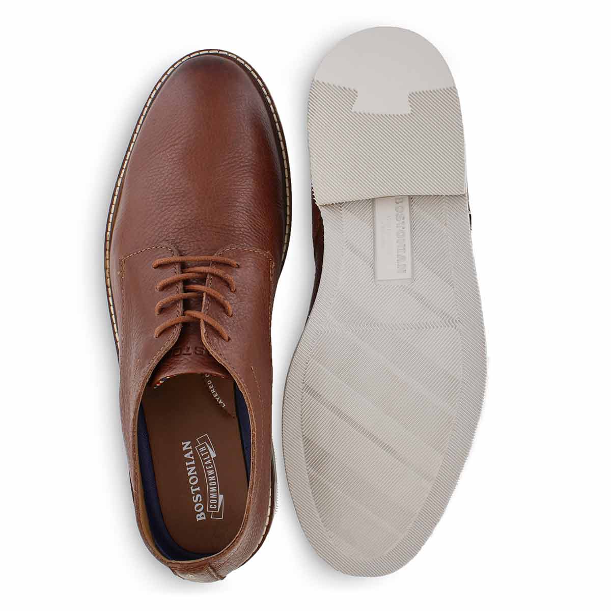 Bostonian Men's Dezmin Plain Dress Shoe Bla