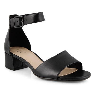 Clarks Women's ELISA DEDRA black dress sandal | SoftMoc.com