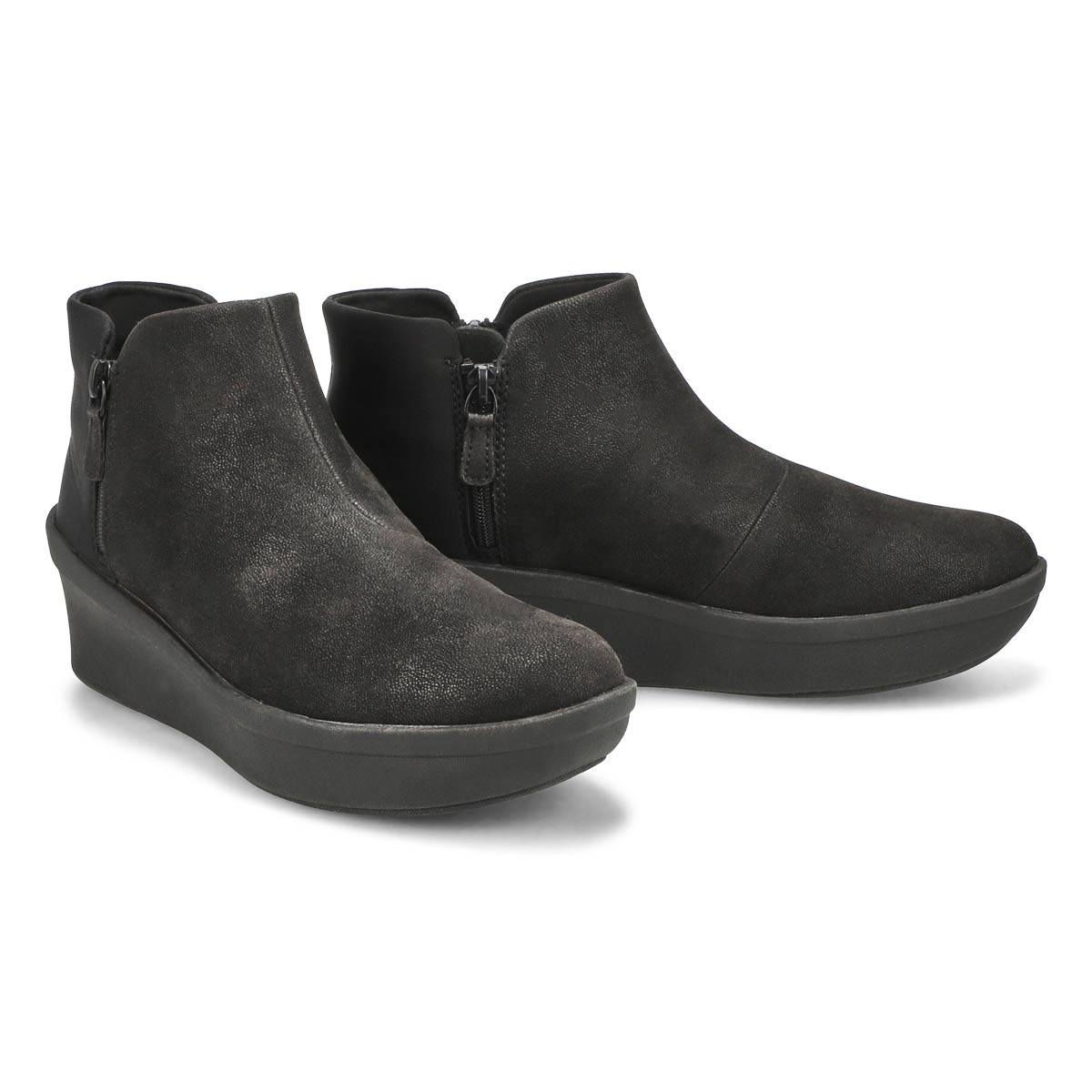 Women's Step Rose Up Casual Boot - Black