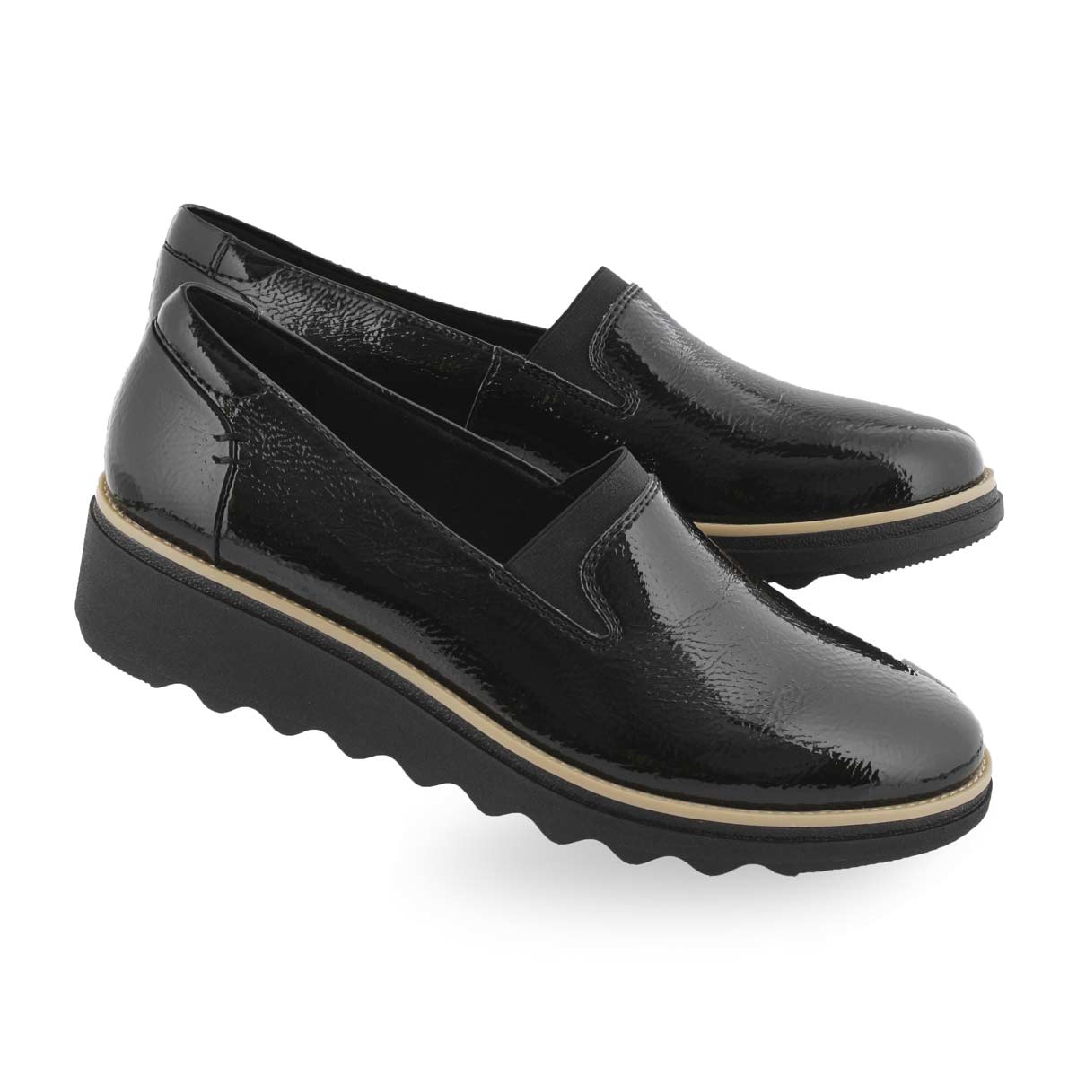 Women's Sharon Dolly Casual Loafer - Black Patent