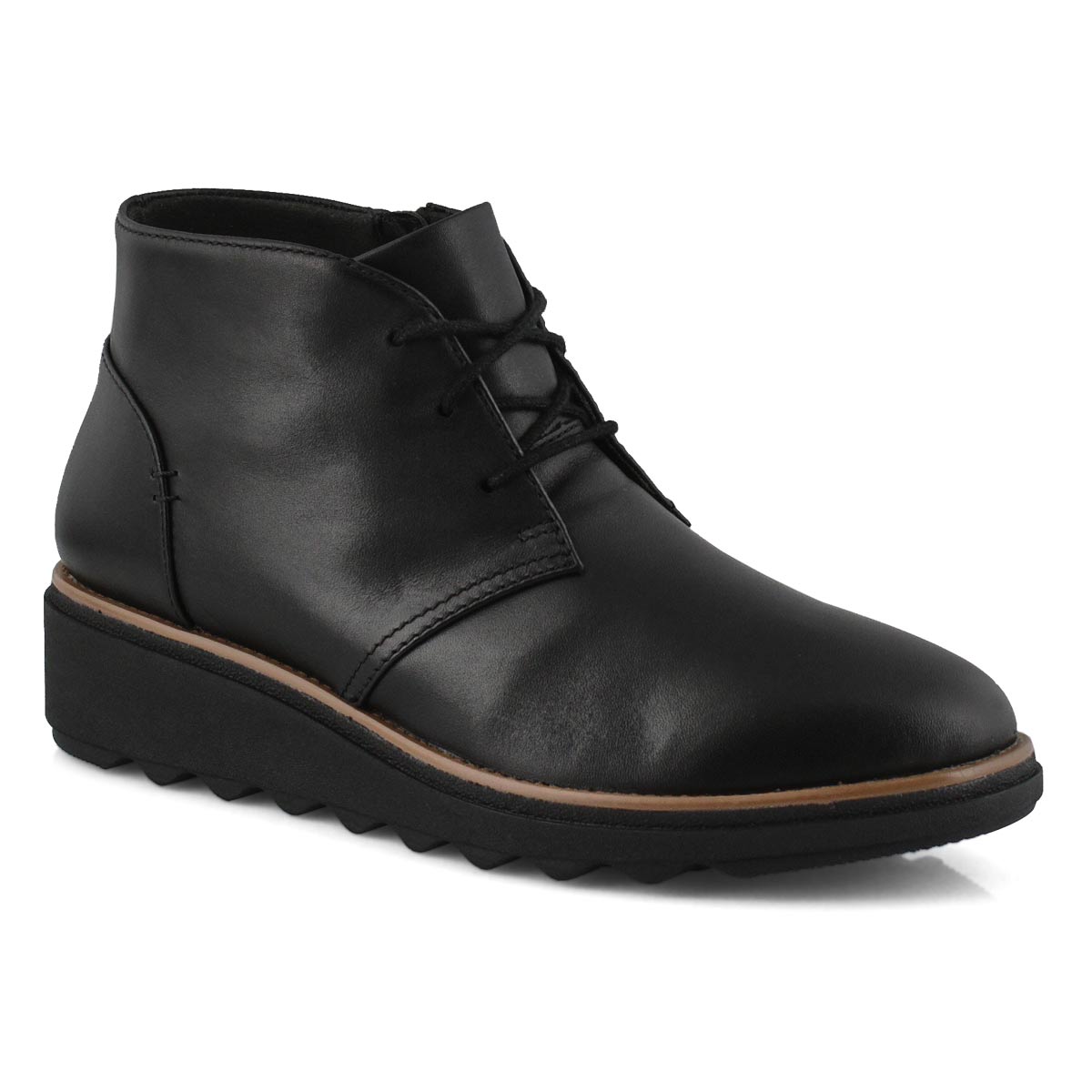 clark sharon hop wedge bootie
