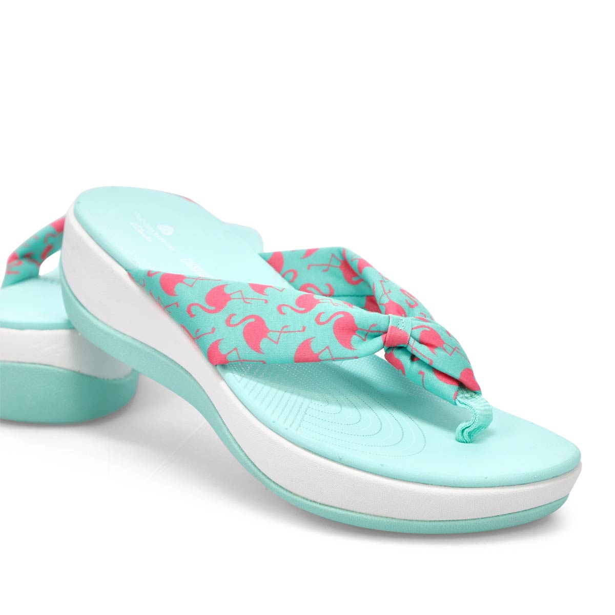 clarks flamingo flip flops