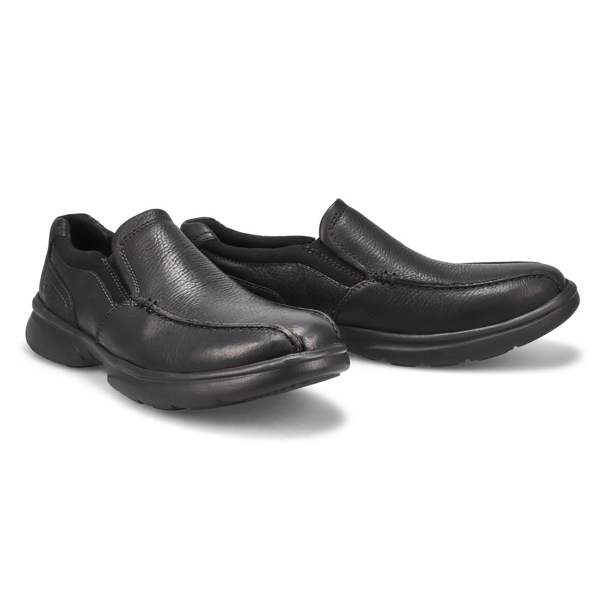 Men's Bradley Step Casual Slip On Loafer - Black