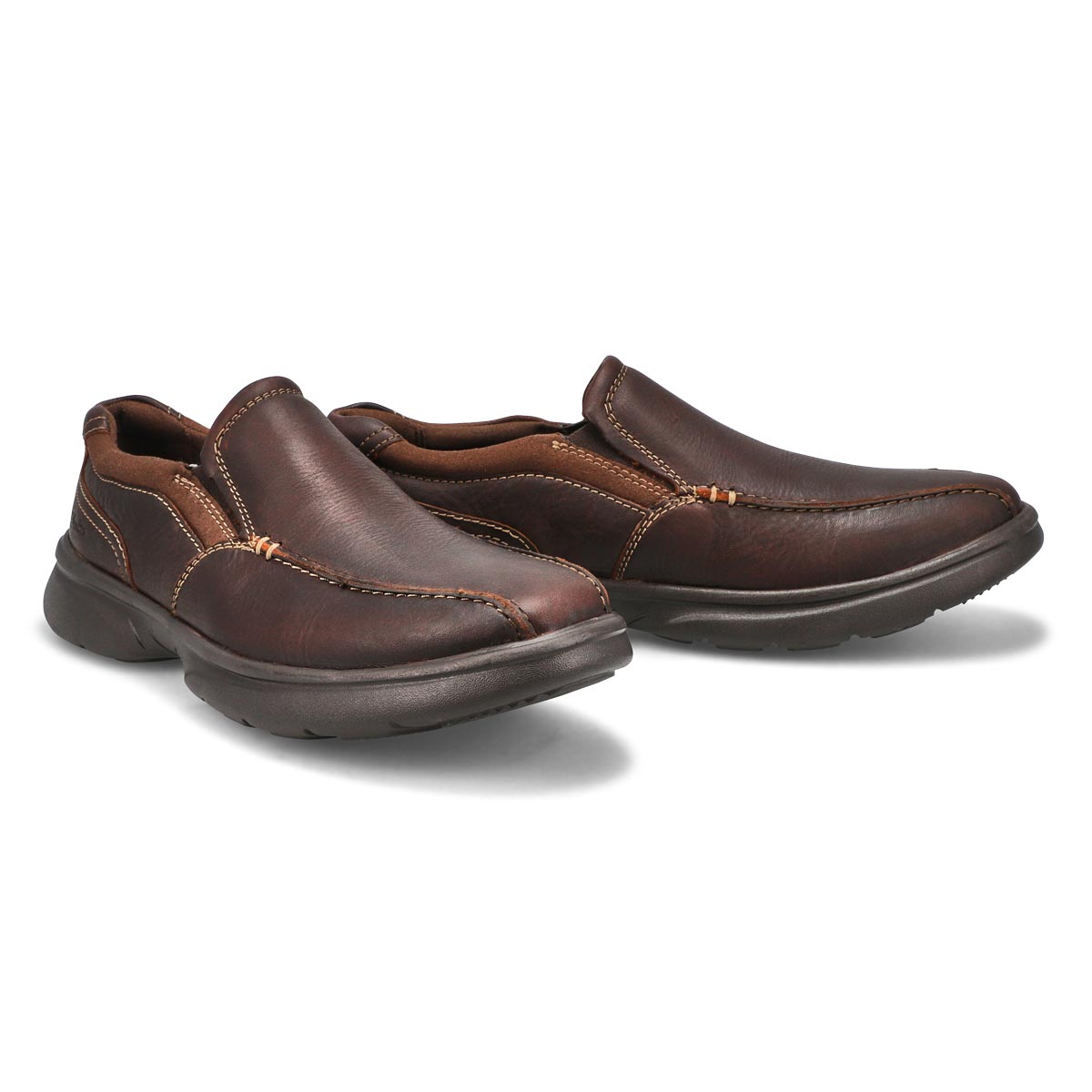 Men's Bradley Step Casual Slip On Shoe - Brown