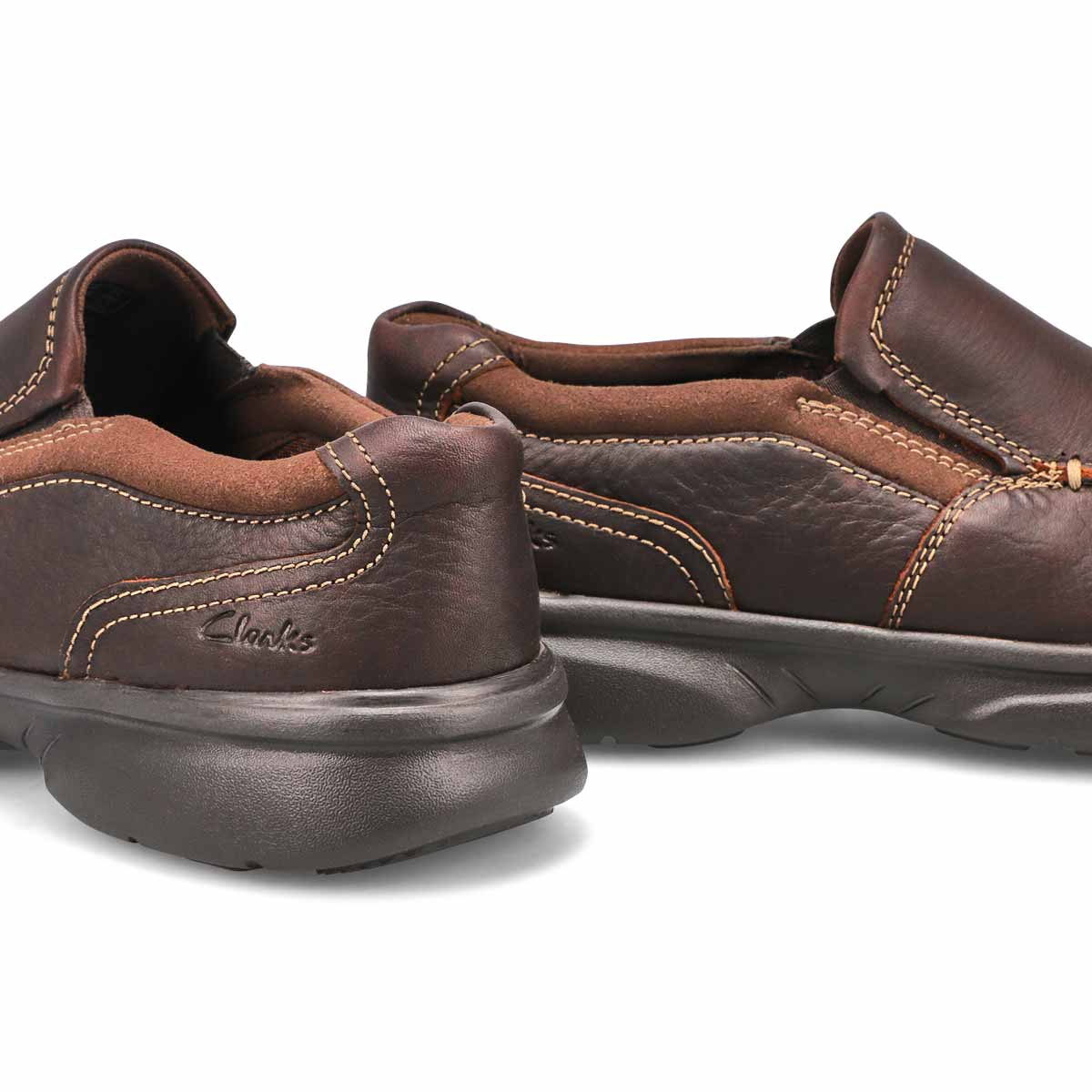 Men's Bradley Step Casual Slip On Shoe - Brown