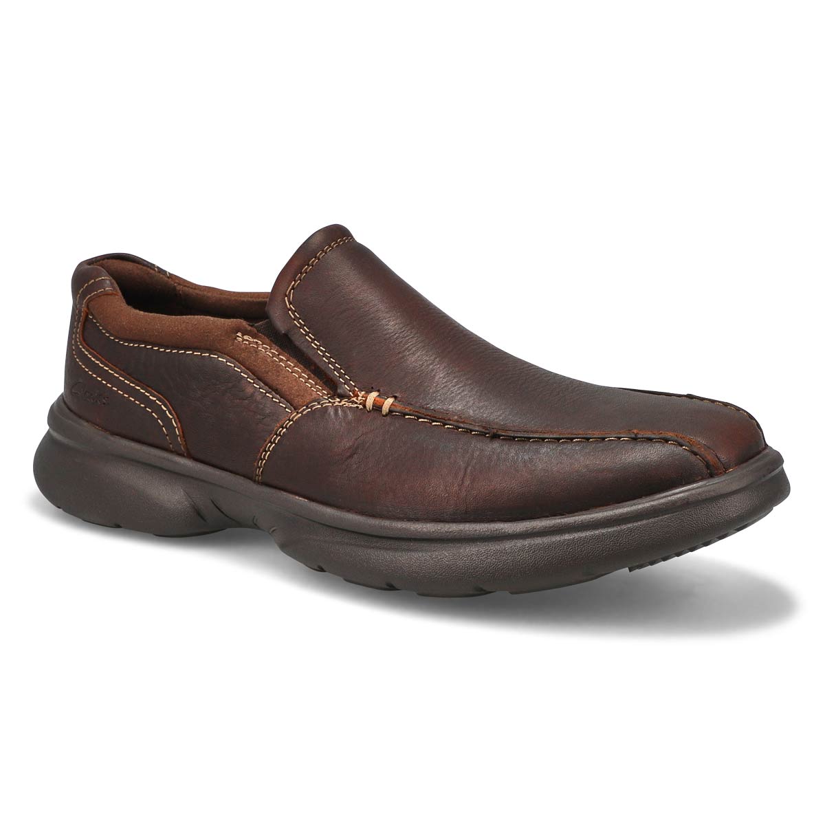 Clarks Men's Bradley Step Casual Slip On - Bl | SoftMoc.com