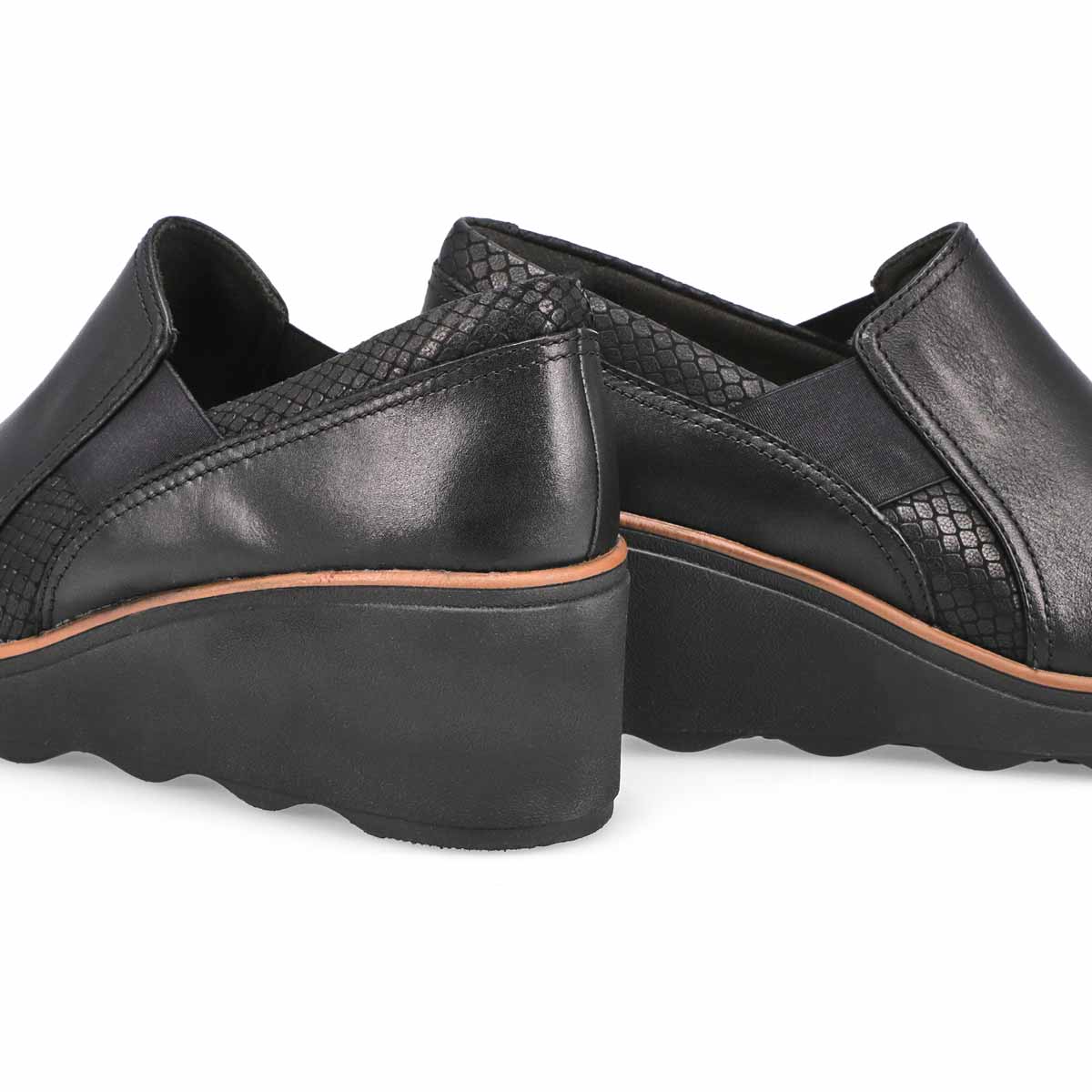 clarks mazy eastham black leather