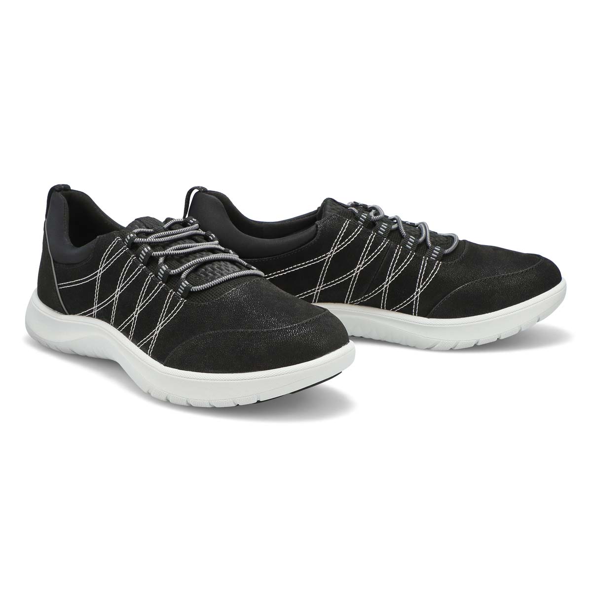 Women's Adella Holly Wide Sneaker - Black